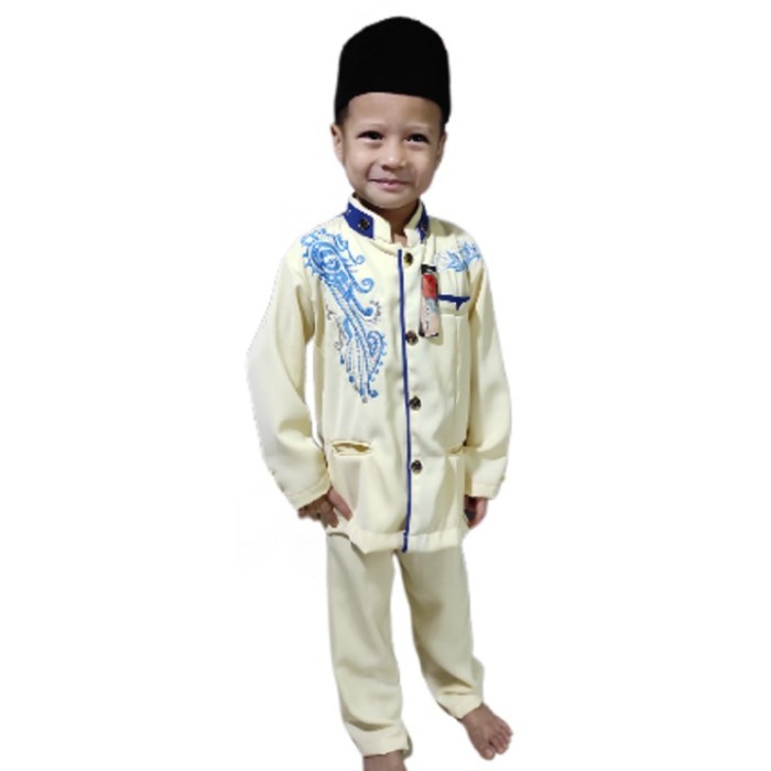 TERLARIS [ 1 SETEL ] JASKO SETELAN ANAK LIS BORDIR BAJU PLUS CELANA / JASKO REMAJA / KOKO SETELAN