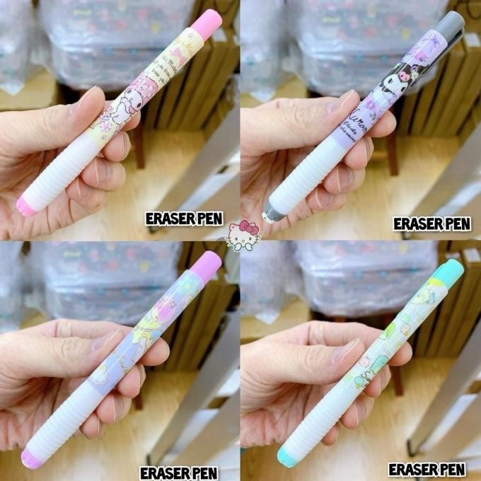 

Penghapus Pensil Eraser Pen Sanrio & Sumikko Gurashi Original My Melody Little Twin Stars Kuromi