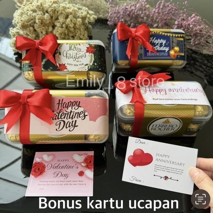 

KADO COKLAT FERRERO KADO ULANG TAHUN VALENTINE ANNIVERSARY NATAL GM