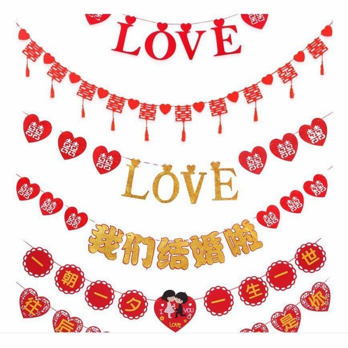Banner Wedding Bahan Bludru Import Dekorasi Pernikahan Ruangan Pintu