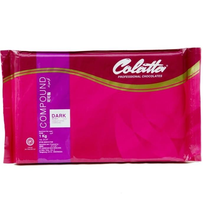 

JM23 Cokelat Batang - Colatta Dark Chocolate Compound - Kemasan 1kg!!
