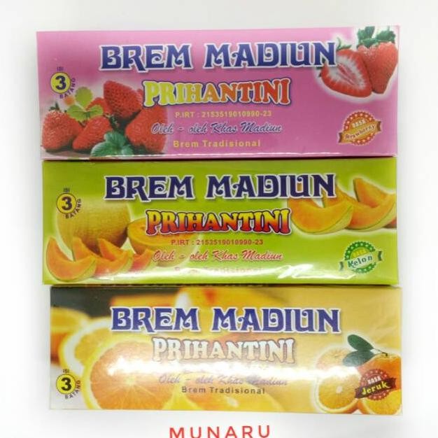 

NEW Brem Rasa Buah Oleh Oleh Khas Madiun MURAH BERKUALITAS