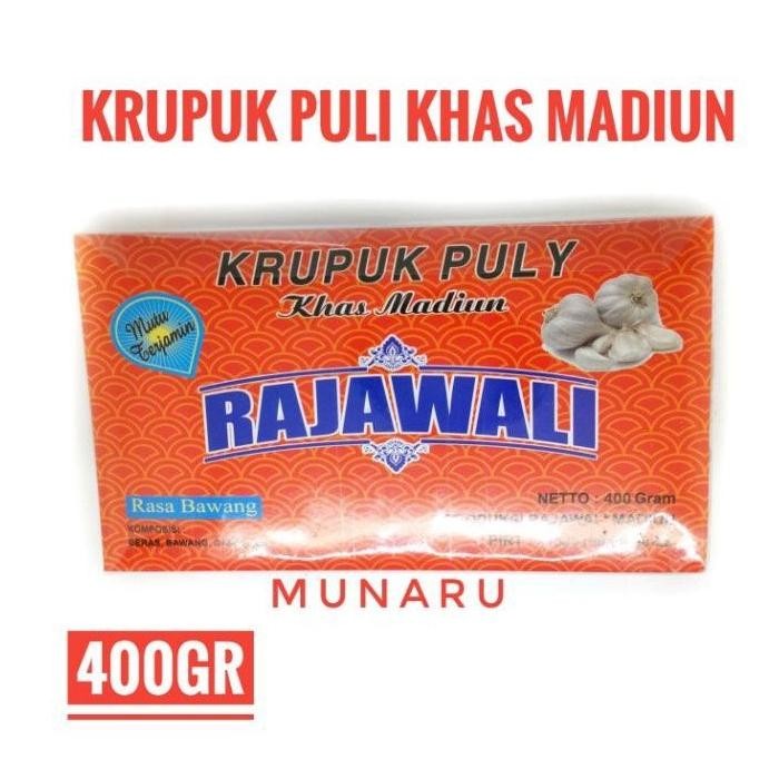 

NEW Kerupuk Puli Rajawali Khas Madiun 400gr Rasa Bawang Krupuk Lempeng Beras MURAH BERKUALITAS