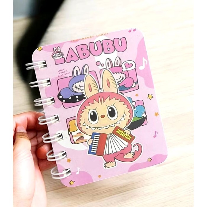 

Notebook Ring LABUBU - Buku Catatan Scrapbook