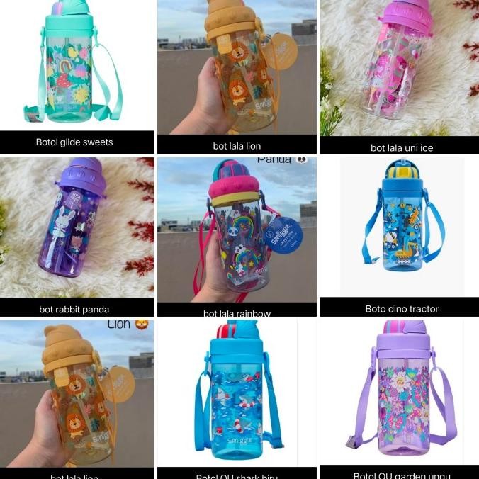 Murah Smiggle Drink Bottle Uni, Dino, Fish, Car, Forest/ Kado/ Botol Tali
