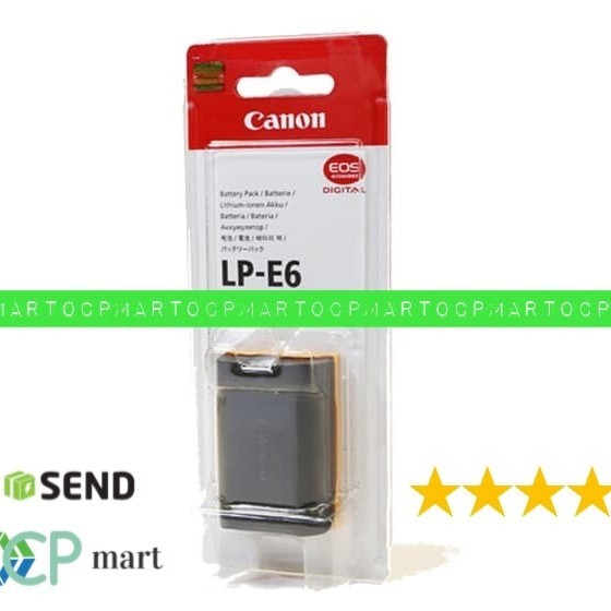 TERBARU - Baterai Canon LP-E6 Battery Canon LPE6 60D 70D 80D 5D mark II 6D 7D