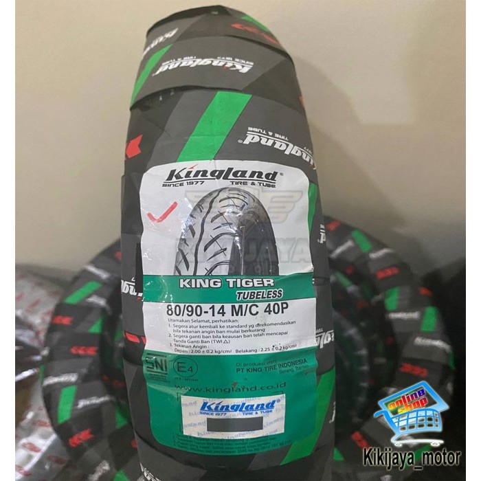 Ban Tubeless 80/90-14 Kingland King Tiger