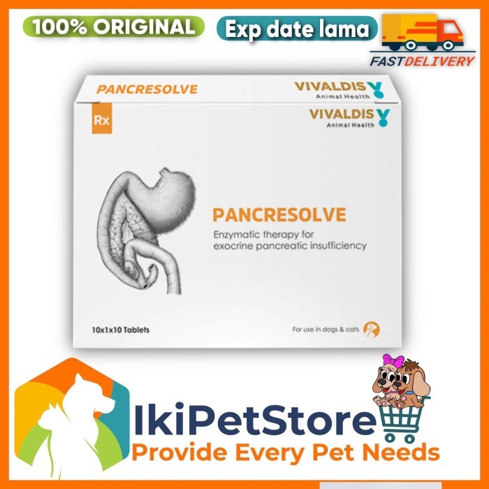 Terbaru Pancresolve enzym pencernaan anjing kucing original mirip panakare