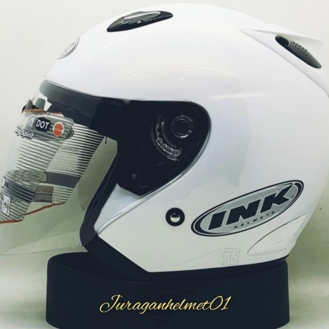 Helm Half Face Ink Centro Original 100% Asli Agrifapermata