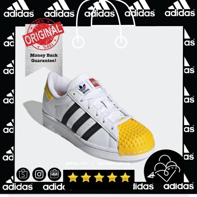 Adidas Superstar Lego - Yellow Original / Sepatu Lego Adidas Marsyaanggrita