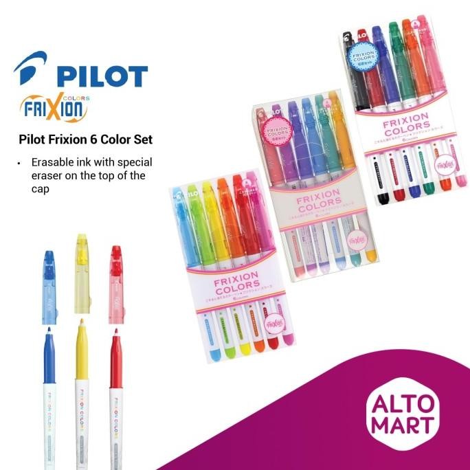 

Pilot Frixion Erasable Marker Pen 6 12 Color SET Highlighter Spidol