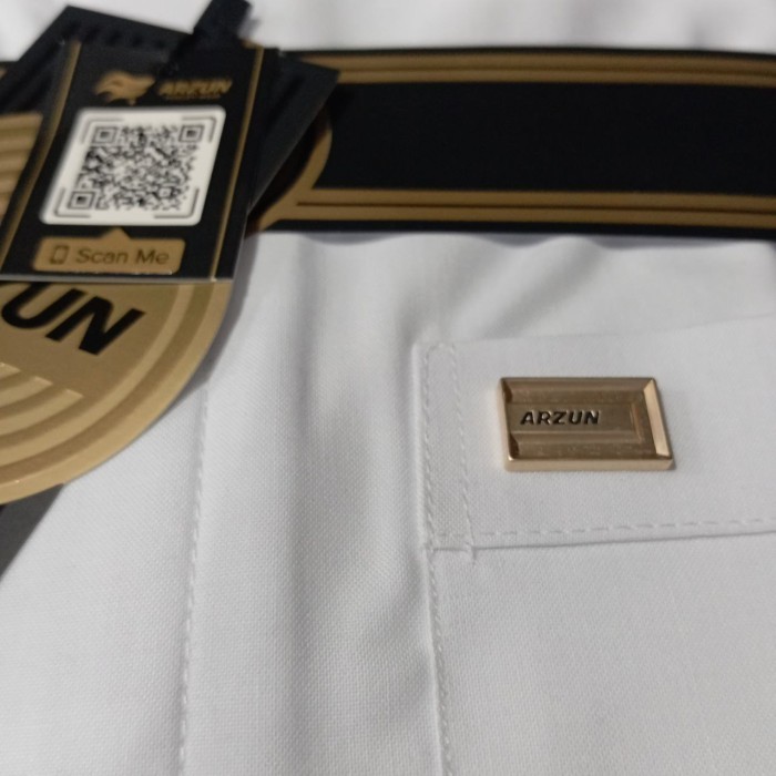 Koko Arzun Putih Premium/Model Kemko/Lengan Pendek Rabbani/Koko Pria #Gratisongkir #Sale #Discount