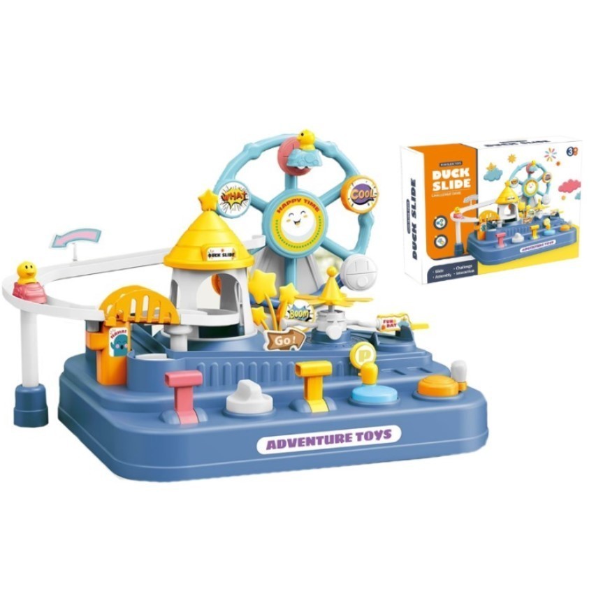 Mainan Anak DUCK SLIDE ADVENTURE TOYS Mainan Duck Jalur Edukasi Car Bebek Slide Anak