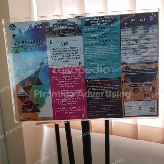 

TERMURAH - Acrylic Akrilik Standing A4 Outdoor