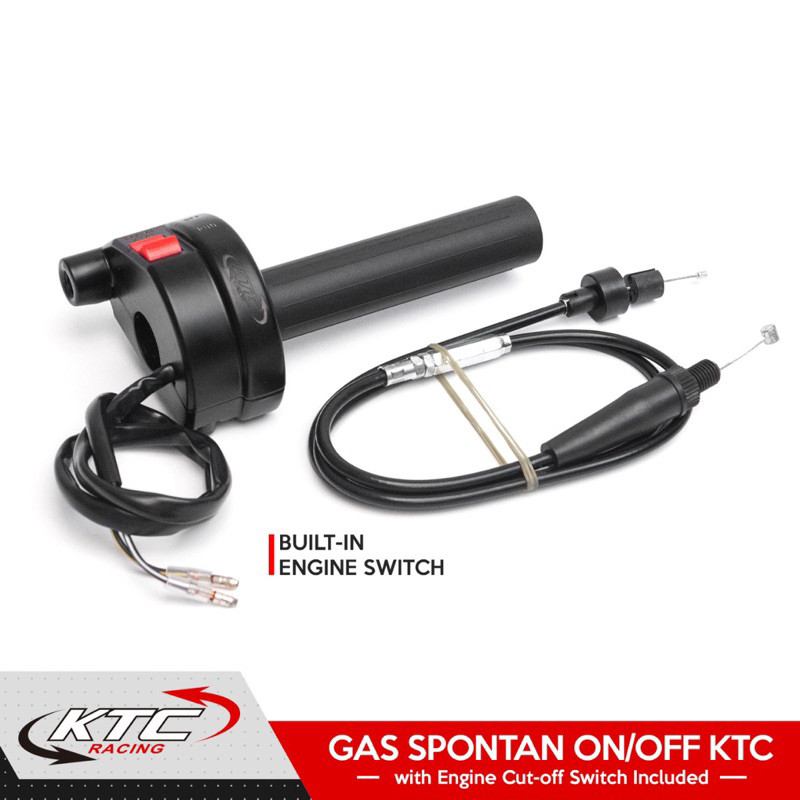 gas spontan ktc plus saklar on off ninja original rxk 1 kabel