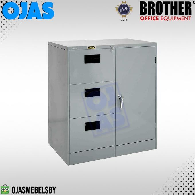 

TERMURAH - Lemari arsip besi direction cabinet 3 laci BROTHER B-501