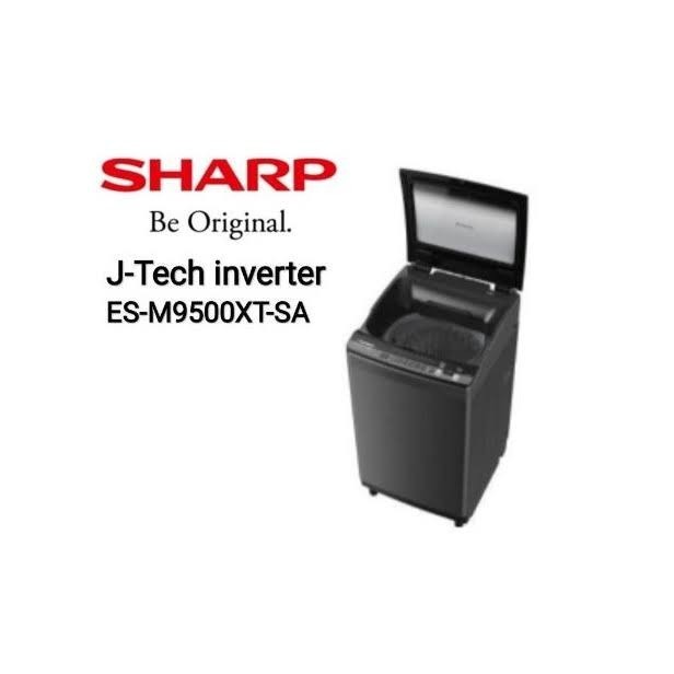 #Produk Berkualitas Sharp Mesin Cuci Otomatis Top Loading Inverter 9,5Kg Es-M9500Xt