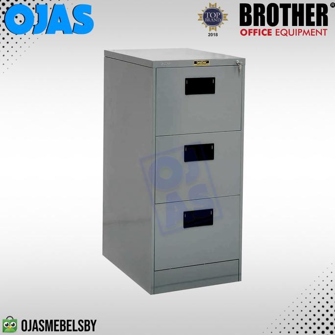 

Lemari Arsip Filing Cabinet 3 Laci Besi Brother B103