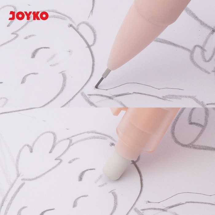 

Joyko Mechanical Pencil 0.5Mm Clicker Pensil Mekanik 0.5 Joyko Cetek Mp-60 Box [24Pcs]