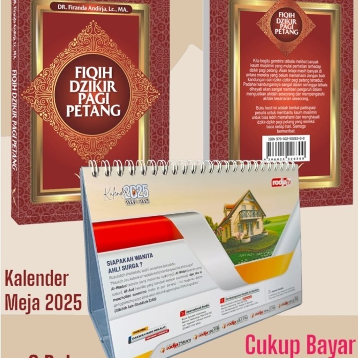 

2Pcs Buku Ustadz Firanda Bonus Kalender Meja Rodja