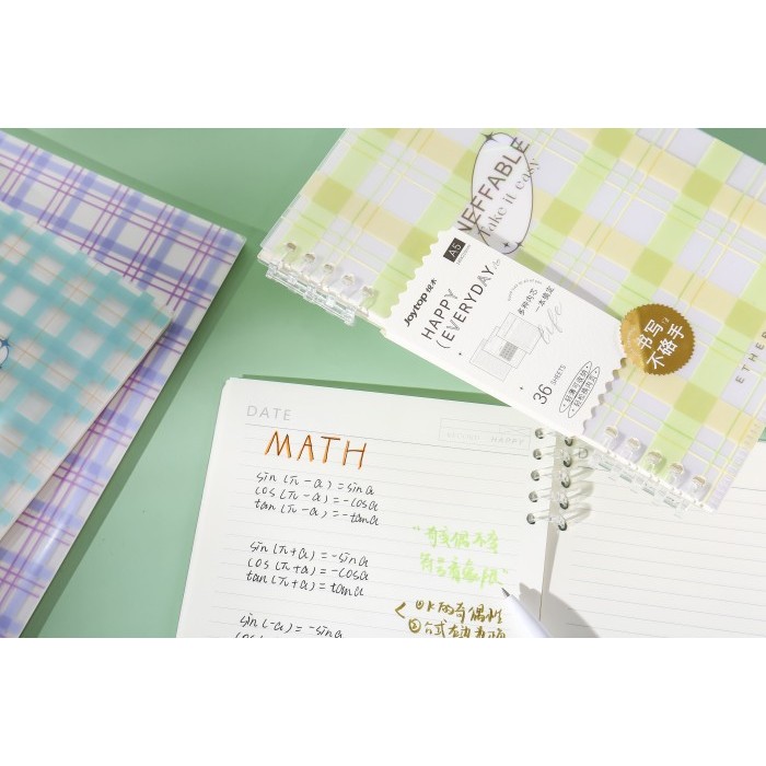 

Panmomo Binder B5 Aesthetic Motif Kotak Kotak