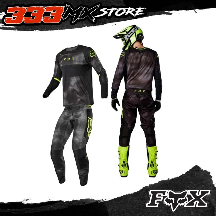 JERSET FOX 360 HAIZ ORIGINAL JERSEY FOX ORIGINAL 360 HAIZ GREY BLK FLO