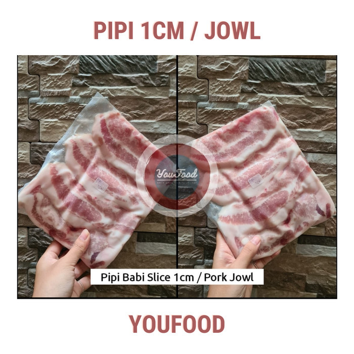 

PORK CHEEK-JOWL SLICE 1CM - BALI / HANJUNGSAL-PIPI BABI BALI SLICE 1CM