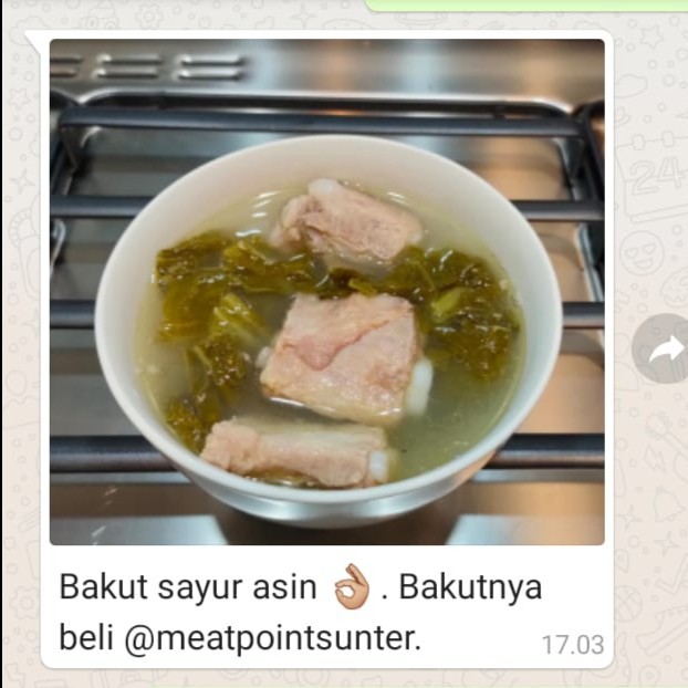 

PREMIUM PORK SPARE RIBS/IGA BABI MURNI POTONG 5CMX5CM (500 GRAM)