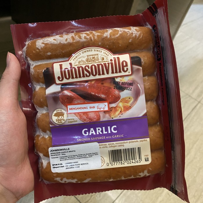 

SOSIS BABI JOHNSONVILLE RASA BAWANG PUTIH (GARLIC)