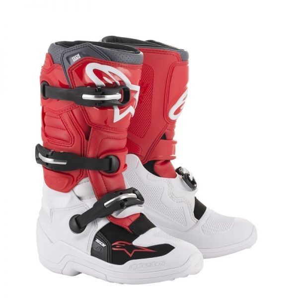 ALPINESTAR TECH 7S ANAK RED WHITE GREY
