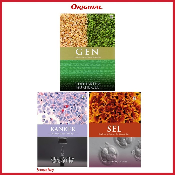 

PAKET 3 BUKU GEN KANKER BIOGRAFI SUATU PENYAKIT SEL BY SIDDHARTHA MUKHERJEE