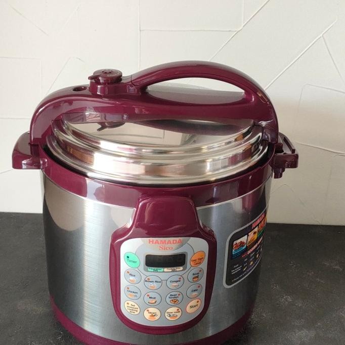 Panci Presto Hamada 6 L, Presto Listrik, Pressure Cooker Merdekacici