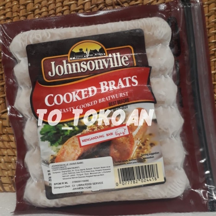 

JOHNSONVILLE SAUSAGE COOKED BRATS SOSIS BABI 396 GR