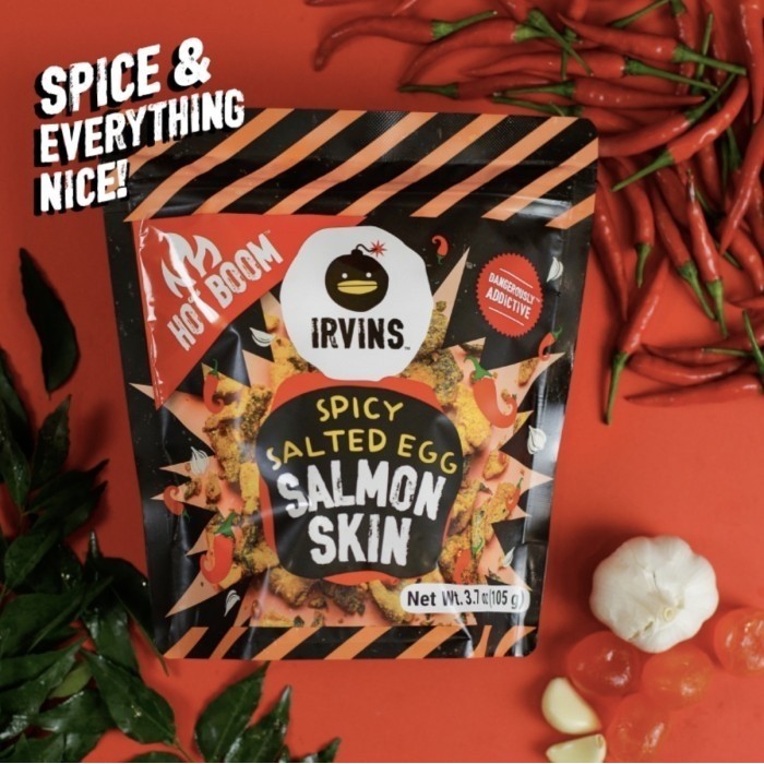 

[HOT BOOM] IRVINS SALTED EGG SALMON SKIN SPICY (105 GR)