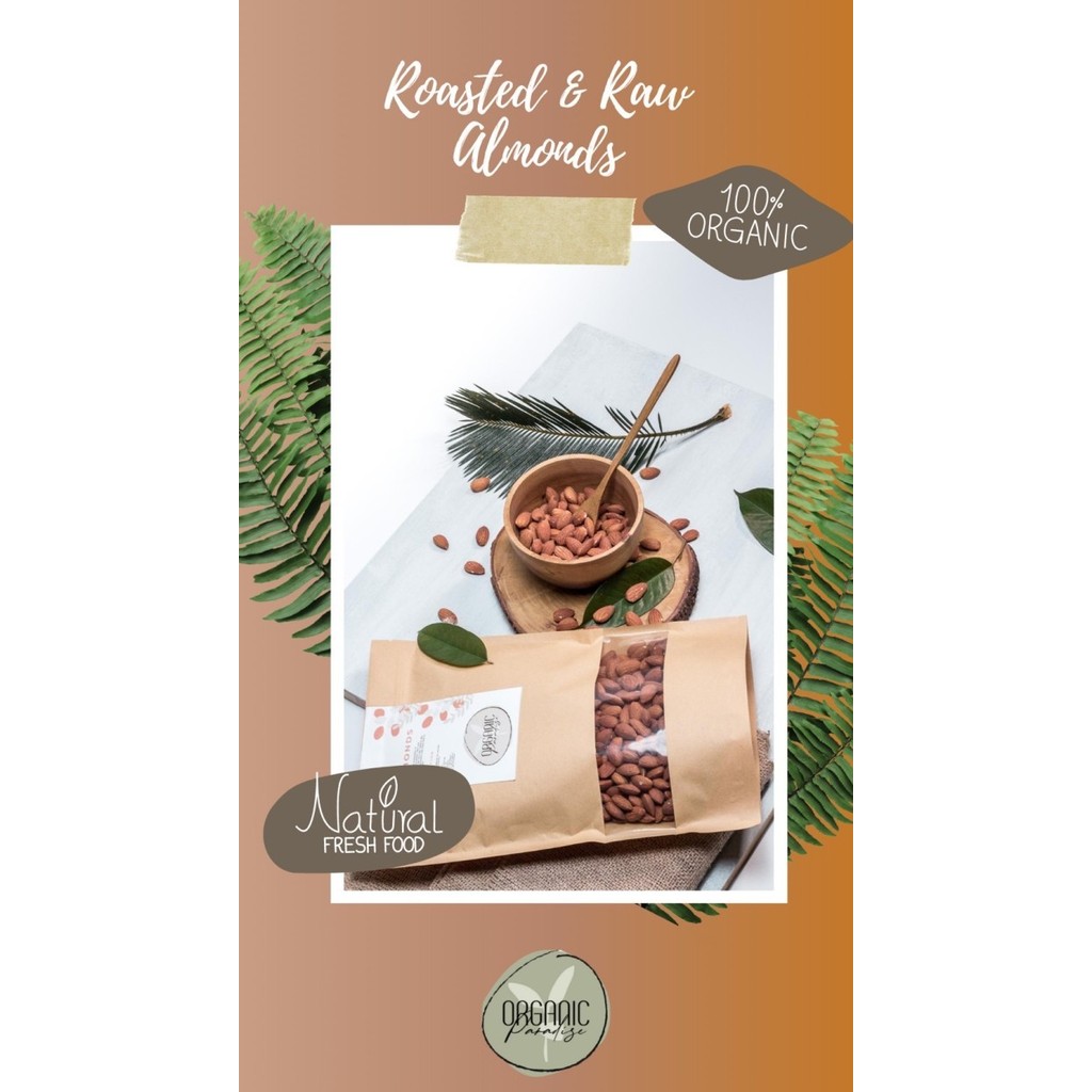 

ROASTED ALMOND 500 GRAM / KACANG ALMOND PANGGANG 500 GRAM