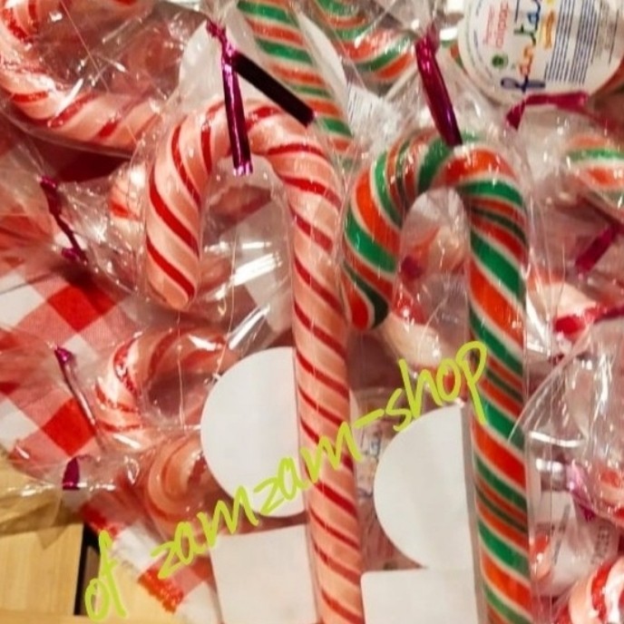 

CANDY CANE PERMEN TONGKAT 12CM 6'S XMAS