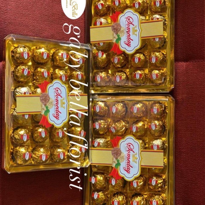 

COKLAT BULAT COKLAT MERK SOMEDAY BULAT. KADO GIFT ULTAH (ISI 24)