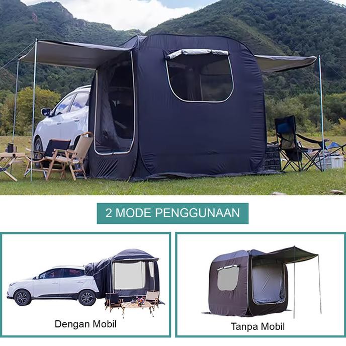 Tenda Mobil Camping Campervan | Tenda Belakang Mobil Ar002 Waterproof Leonimarimas