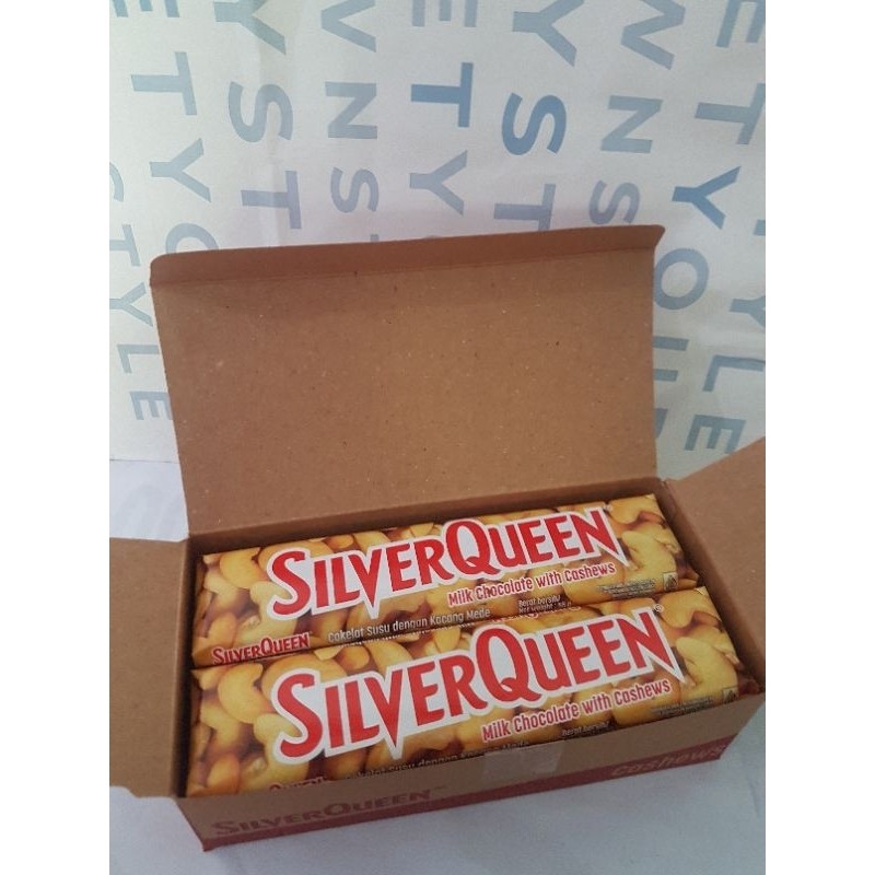 

silverqueen Cashewnut 58gr 1pack (10pcs)