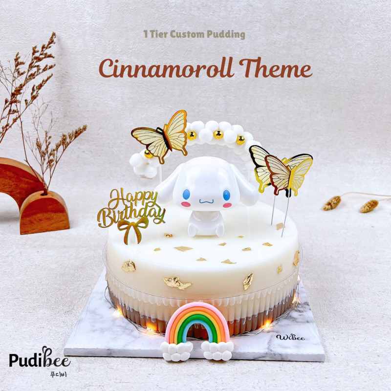 

Custom Theme Pudding (1 Tier) - Custom Puding Ulang Tahun Karakter 1 Tingkat