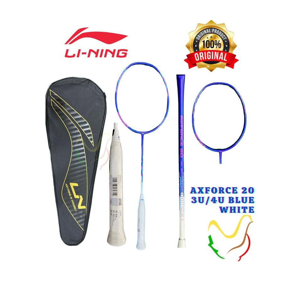 Diskon Raket Badminton Lining Axforce 20 3U/4U Original