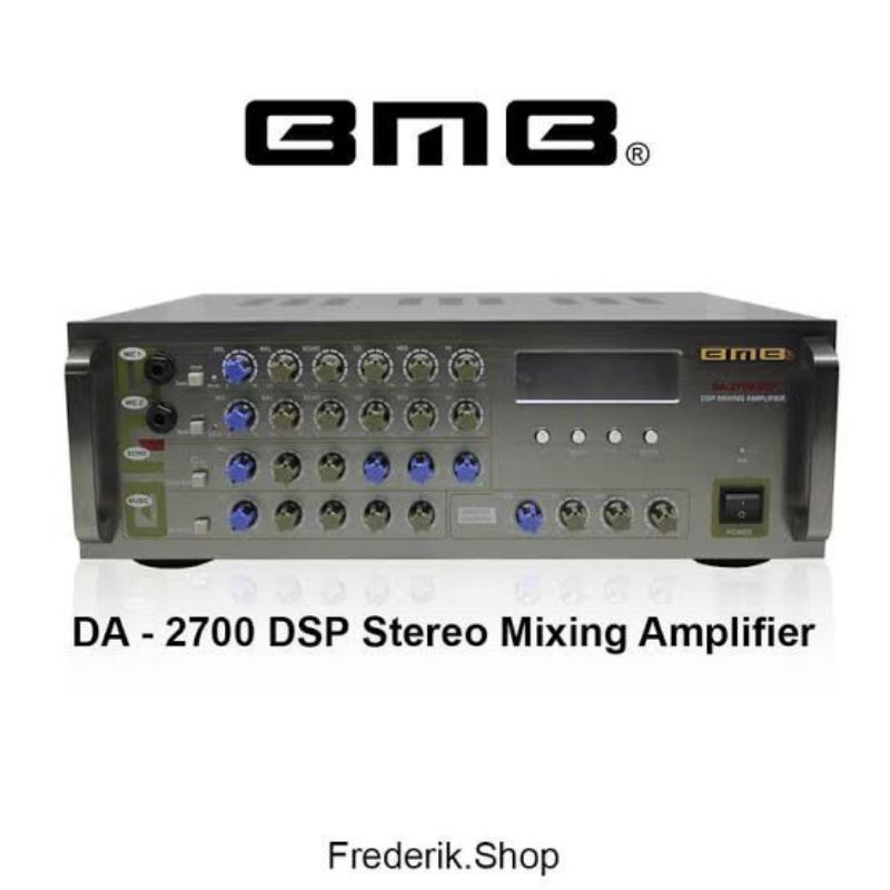 Amplifier karaoke original resmi BmB DA2700Dsp power Murni DA 2700 Dsp