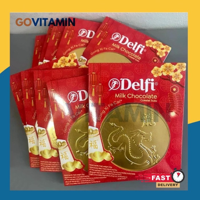 

(BOX) KOIN COKLAT DELFI GOLD COIN MILK CHOCOLATE IMLEK CNY CHOCOCOIN