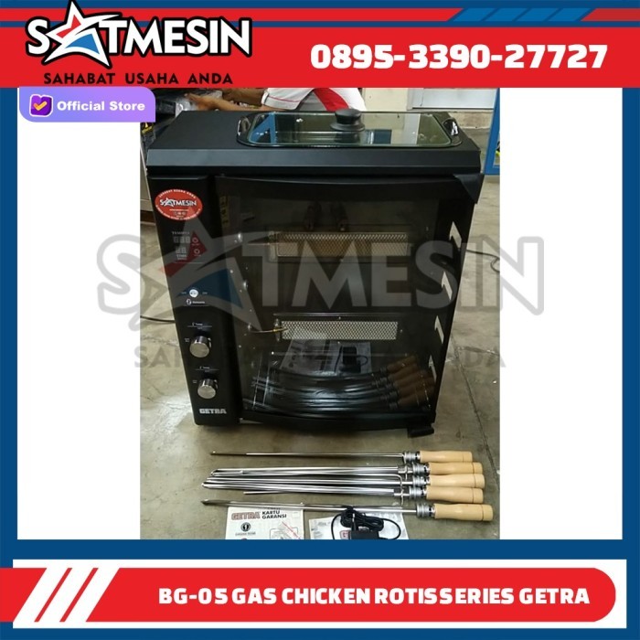 Ready GETRA BG-05 Mesin Panggang Ayam Sistem Putar Gas Rotisseries