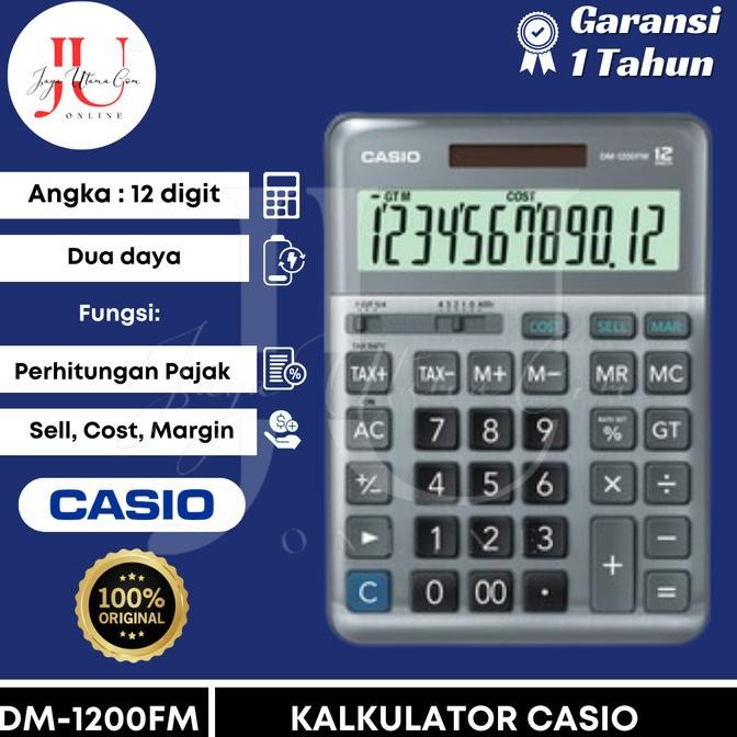 

Calculator Casio DM 1200FM