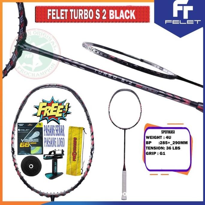 Spesial Felet Turbo S2 / Turbo S-2 Raket Felet Raket Badminton Original