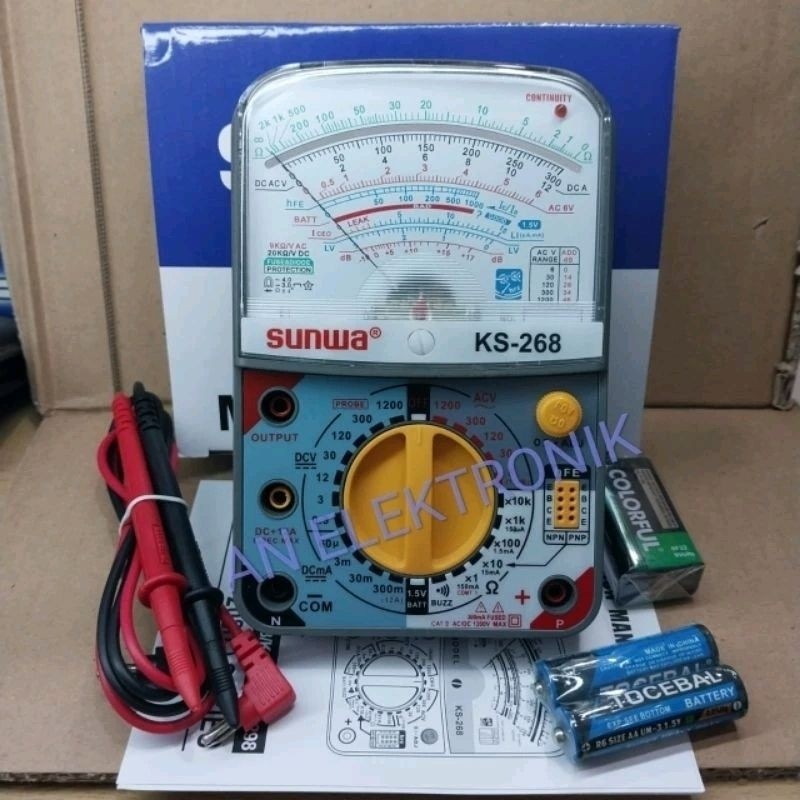 Multitester Analog SUNWA KS-268 Multitester Original