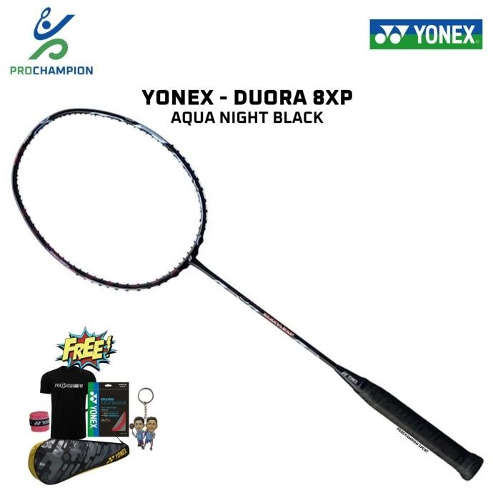 Diskon New  Raket Badminton Yonex Duora 8 Xp 8Xp Aqua Night Black