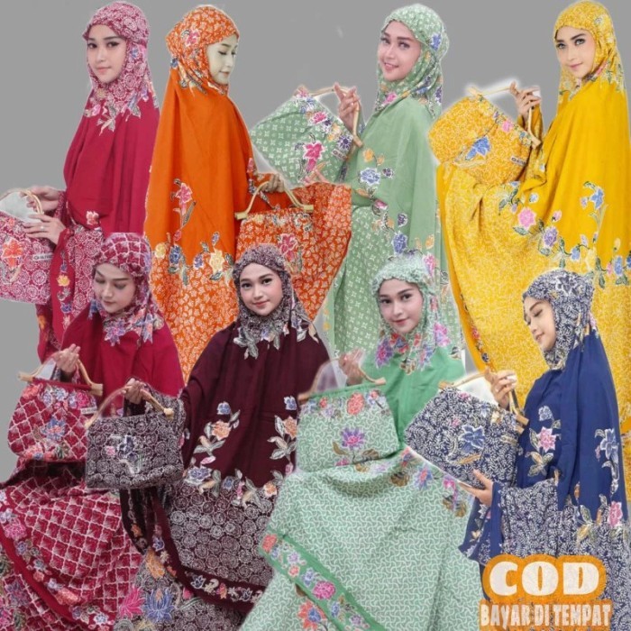 Minajshop Mukena Batik Encim Pekalongan Alfariz