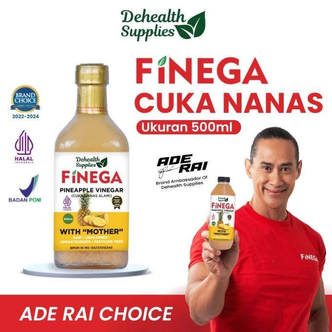 

FINEGA CUKA NANAS 500ml Kemasan Kaca